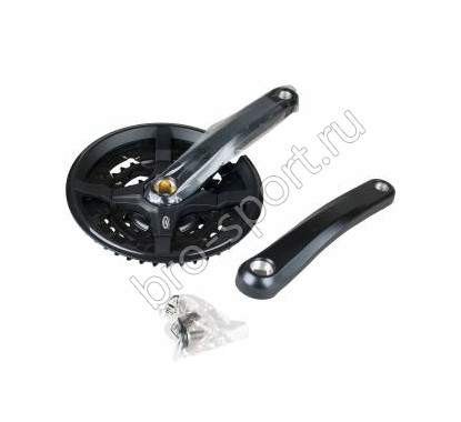 Шатун Shimano Altus FC-M351 черный 175мм EFCM351E422CL