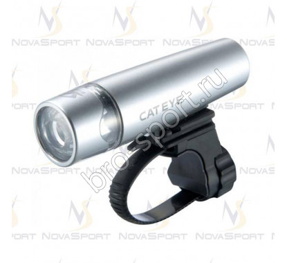 Фонарь передний CAT EYE HL-EL-010 UNO,серебро