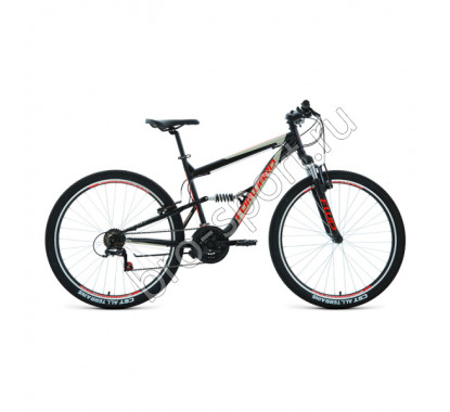 Велосипед 27,5' Forward Raptor 27,5 1.0 20-21 г 39262 16' Черный/Бирюзовый/RBKW1F17E003
