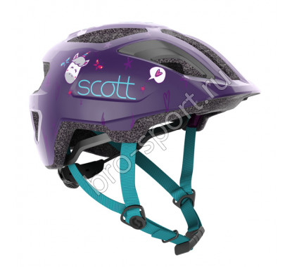 Шлем SCOTT Spunto Kid  (CE) deep purple/blue