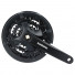 Шатун Shimano MT101 175мм 40/30/22 для 3*9 ск с защитой черный EFCMT101E002CLB